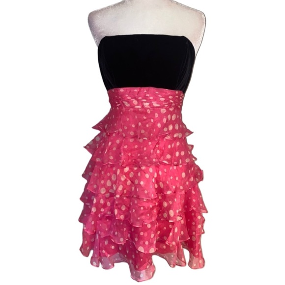 Jovani Cocktail Dress Pink/Black - Picture 1 of 5